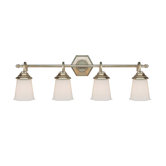 Fifth Avenue Four Light Bath Vanity in Winter Gold