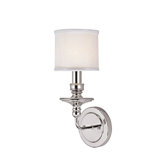 Midtown One Light Wall Sconce in Polished Nickel