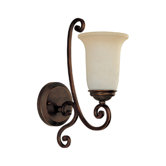 Cumberland One Light Wall Sconce in Burnished Bronze
