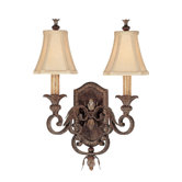 Grandview Two Light Wall Sconce in Dark Spice