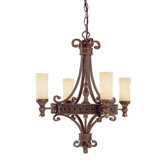 Squire 4 Light Chandelier