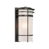 Lakeshore 16" One Light Outdoor Wall Lantern in Old Bronze
