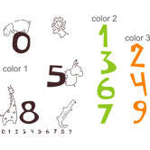 Jungle Numbers Wall Decal