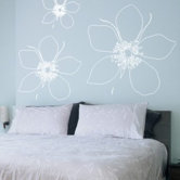 Big Flower Wall Decal (Set of 3)