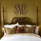Fancy Interlock Monogram Wall Decal