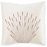 Branches Silk Square Pillow in Cream