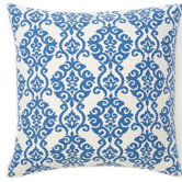 Luminari Cotton Pillow in Blue