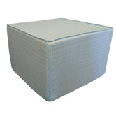 Infinity Cotton Cube Ottoman