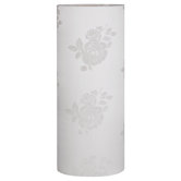 Living 2Easy Interchangeable Lamp Shade with Leaf Pattern in Ivory