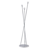 Living 2Easy Three Light Floor Lamp in Chrome