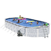 Tango Oval 52" Above Ground Complete Deluxe Pool Package