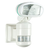 Motion Tracking Halogen Security Floodlight in White