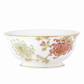 Painted Camellia 8.5" Serving Bowl