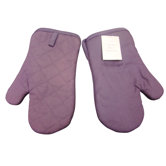Quilted Oven Mitt in Plum (Set of 2)
