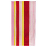 Velour Multi-Colored Stripe Beach Towel