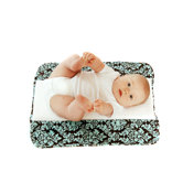 The Plush Pad Memory Foam Changing Pad in Vintage In Blue
