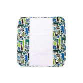 The Plush Pad Memory Foam Changing Pad in Zoo Frenzy