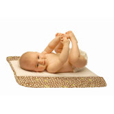 Memory Foam Changing Pad in Bubbles in Cola