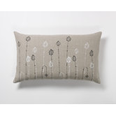 Poppy Pods Pillow in Black and White