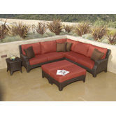 Santa Barbara Sectional Sofa with Cushions
