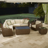 Huntington Sectional Deep Seating Group with Cushions
