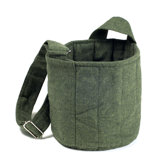Two Tier Carrier Bag in Forrest Green