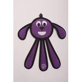 Dangles Puppy Dog Toy in Purple