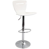 H2 23" Barstool in White