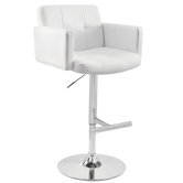 Stout Barstool in White
