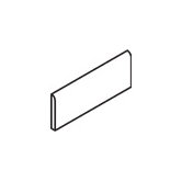Castle De Verre 3" x 10" Bullnose in Chalice Gold