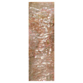 Ocean Jewels 2" x 6" Crackled Raised Accent Strip in Brown Lip