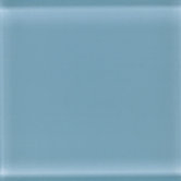 Glass Reflections 4 1/4" x 4 1/4" Glossy Wall Tile in Blue Lagoon