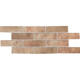 Union Square 2" x 8" Brick Field Tile in Heirloom Rose