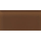 Glass Reflections 4 1/4" x 8 1/2" Frosted Wall Tile in Caramel Sundae
