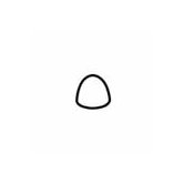 Sandalo 1" x 1" Quarter Round Corner in Serene White