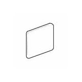 Sandalo 6" x 6" Surface Bullnose Corner in Serene White