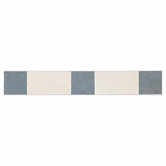Veranda 3" x 20" Decorative Border in Pearl and Titanium