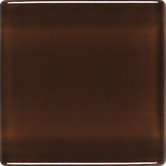 Isis 12" x 12" Glass Mosaic Tile in Chocolate Sundae