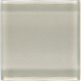 Isis 12" x 12" Glass Mosaic Tile in Oyster