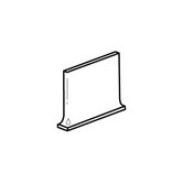 Rittenhouse Square 3" x 6" Cove Base Corner Right in Navy