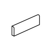 Magma 4" x 24" Light Polished Bullnose in Flat Element