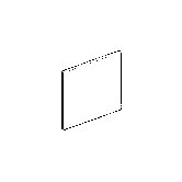 Polaris 8" x 8" Glazed Bullnose in Gloss White