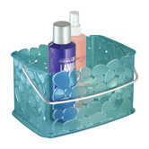 Pebblz Shower Caddy with Chrome Handle