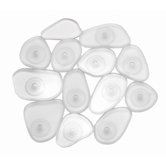 Pebblz Tub Treads (Set of 6) in Clear