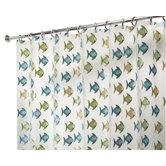 EVA Frost Fishy Shower Curtain