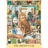 The Artist's Cat - 1000 Piece Puzzle