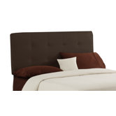 Button Tufted Upholstered Headboard