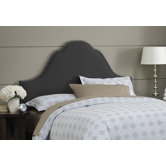 Plain High Arch Upholstered Headboard