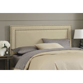 Nail Button Upholstered Headboard