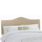 Velvet Arched Panel Headboard